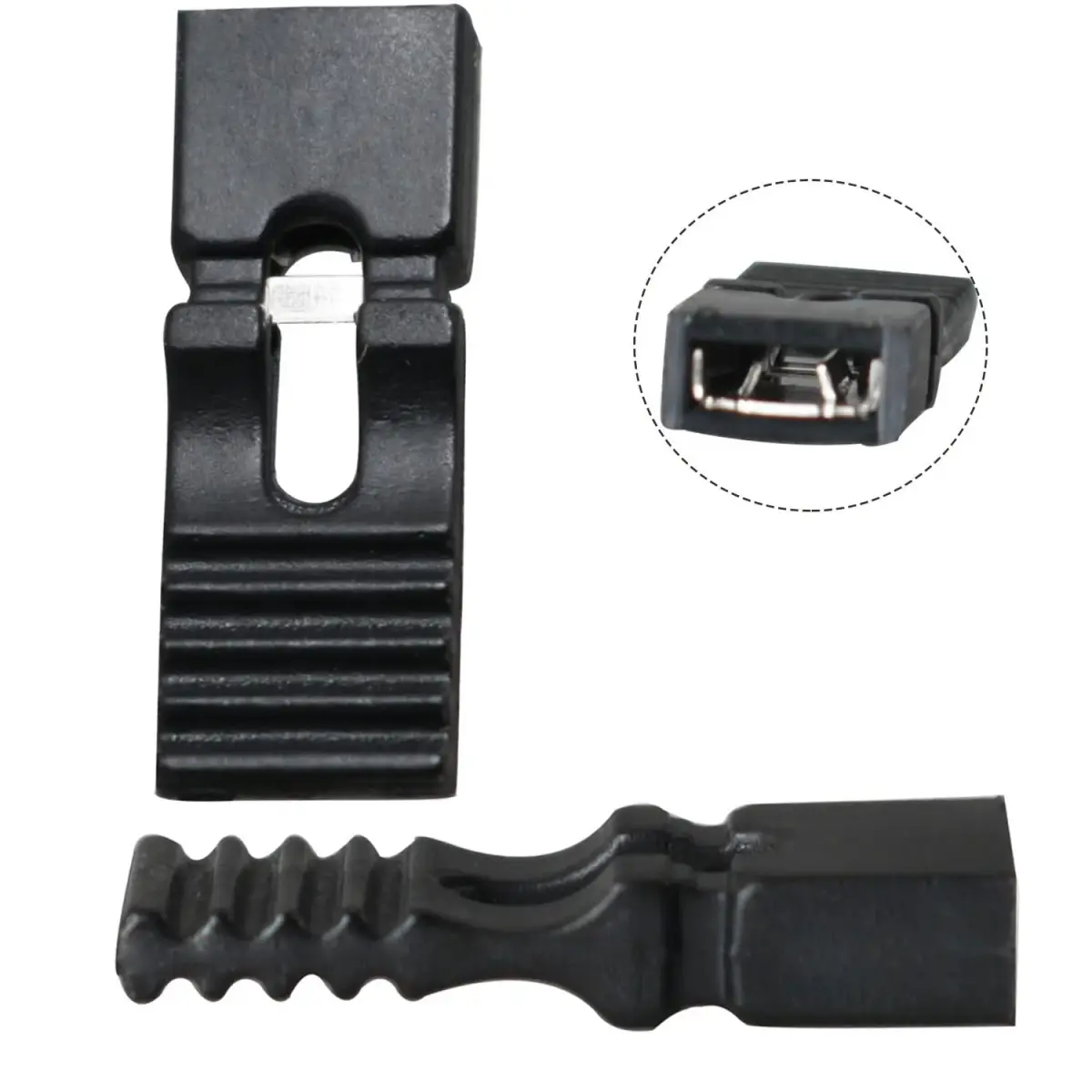 MEETOOT Black Standard 2.54mm Pin Header Jumper Caps 100pcs | 13.5 x 5 x 2.4mm - view 3