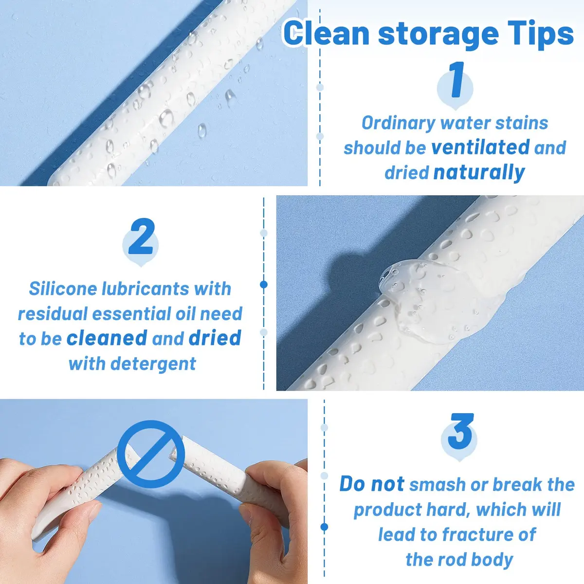 Linyuthia Diatomite Drying Sticks 16cm (6.3 Inch) | 4 Pcs White Dot Style - view 6