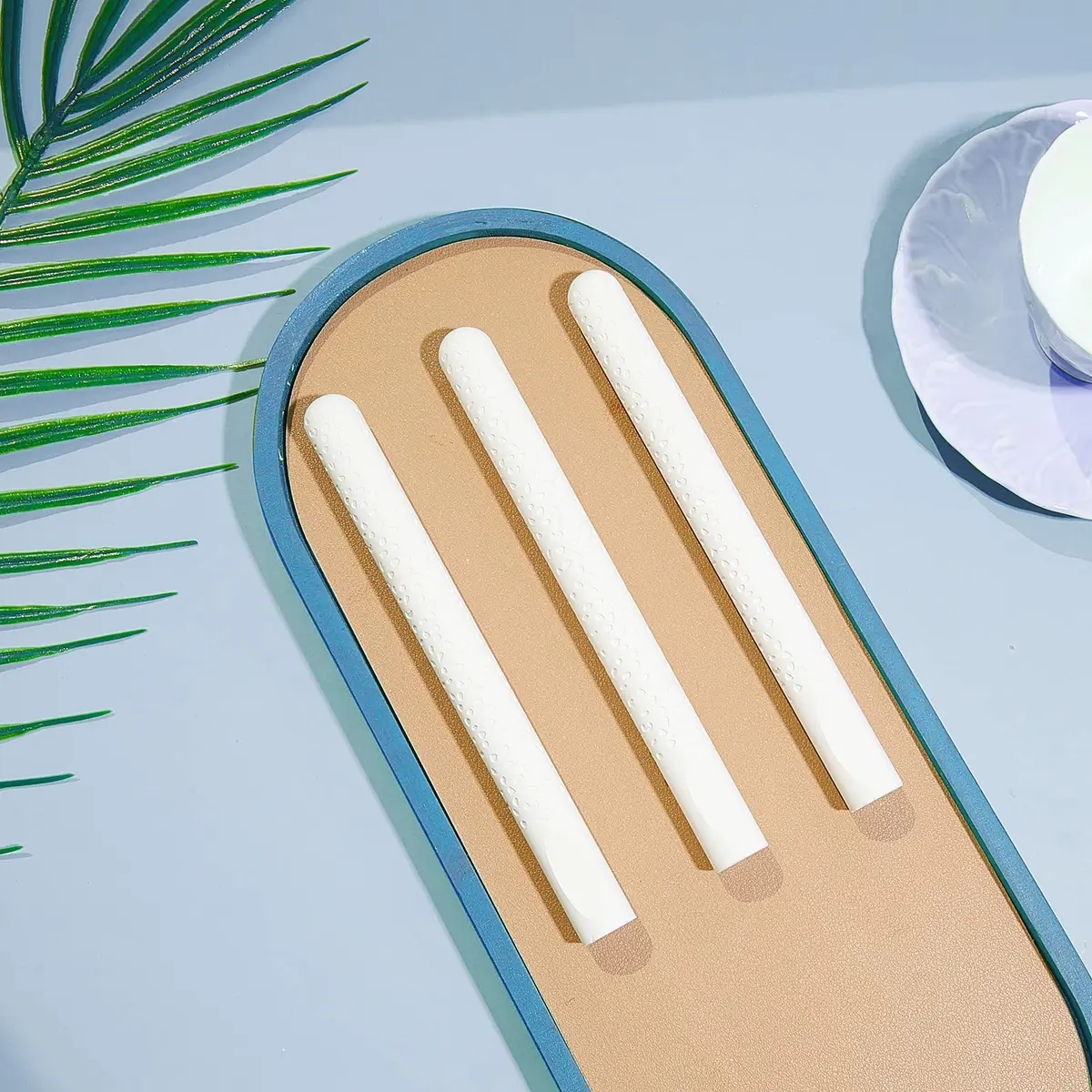 Linyuthia Diatomite Drying Sticks 16cm (6.3 Inch) | 4 Pcs White Dot Style - view 3