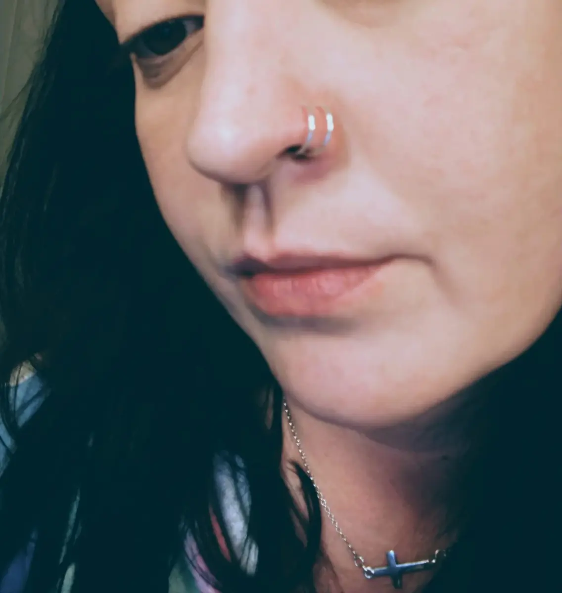 MODRSA Fake Nose Rings - Hoop & Double Hoop Piercings for Women & Men | Hypoallergenic Stainless Steel, 8 Pieces - view 3
