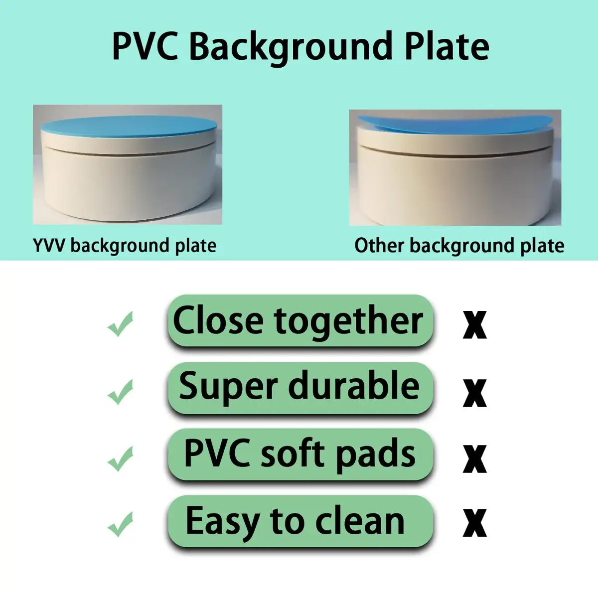YVV Rotating Display Stand for Tumblers 12cm (4.72 inch) Diameter | Automatic Mute Turntable for Crafts & Products - view 4