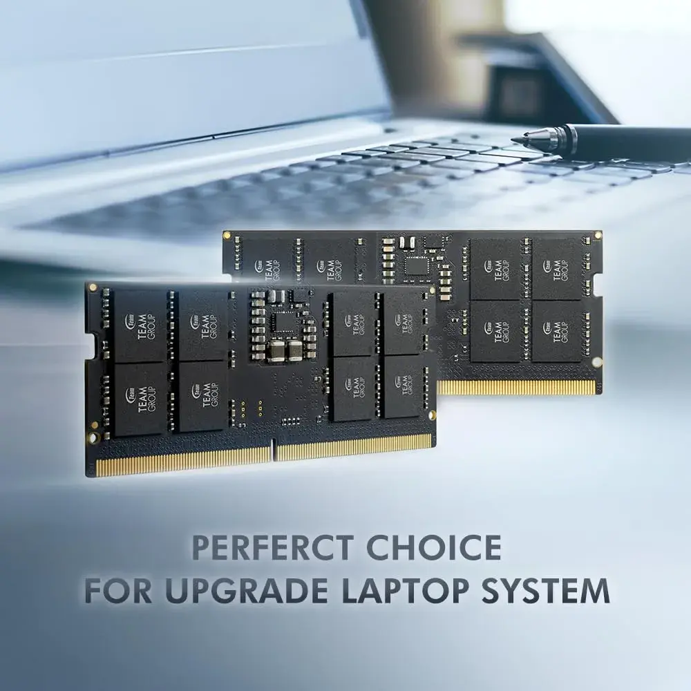 TEAMGROUP Elite DDR5 32GB 4800MHz CL40 SODIMM Laptop Memory Module 32GB (1x32GB) | Faster Performance & Energy Efficiency - view 3