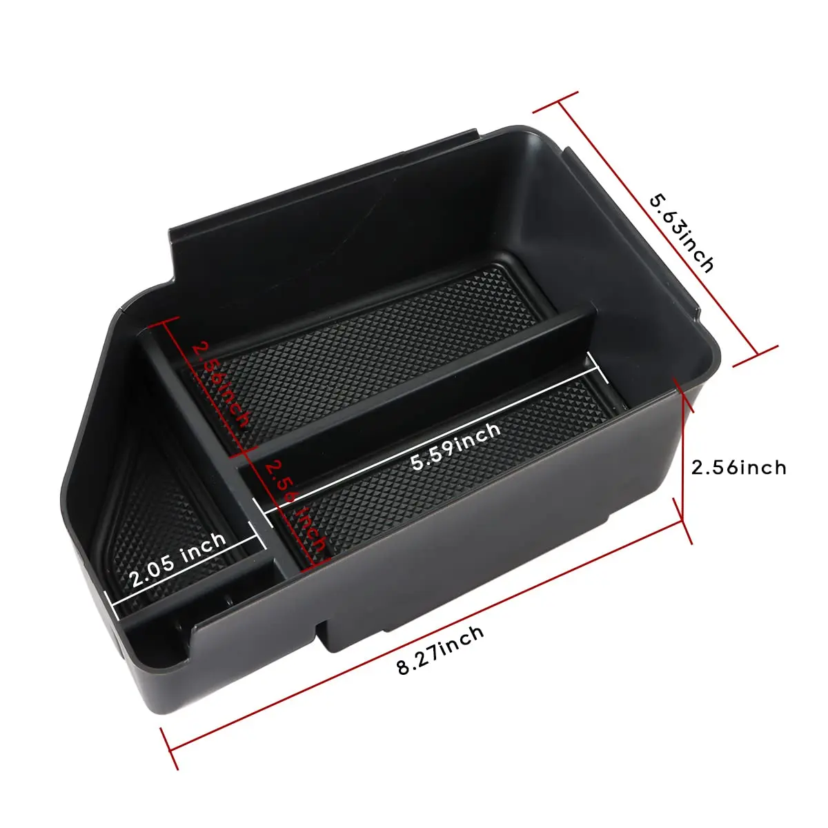 MARCHFA Black Center Console Organizer Tray for Kia EV6 2022-2026 | Fits Armrest Storage Box Insert - view 5