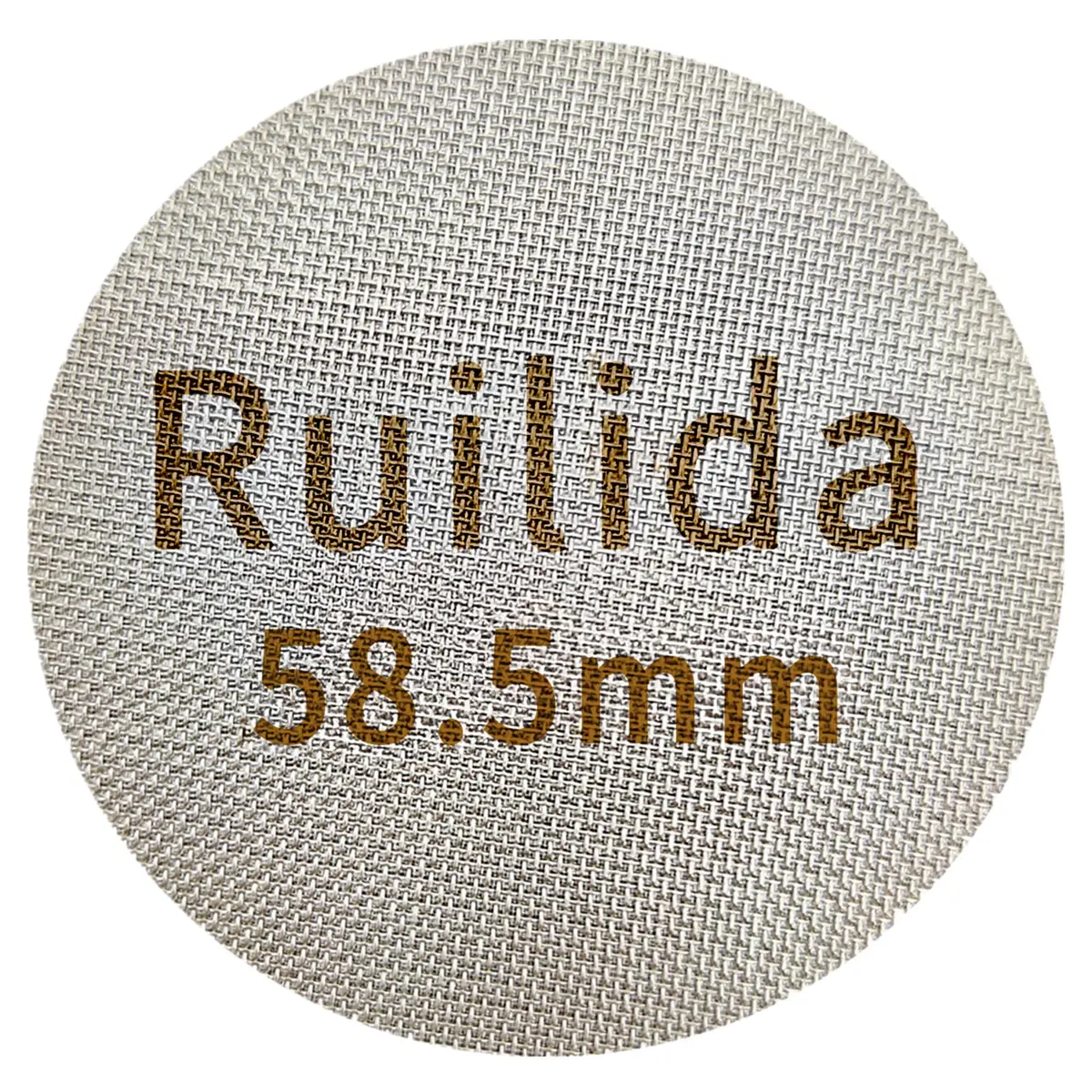 Ruilida Espresso Puck Screen 58.5mm | Reusable 150μm Stainless Steel Filter Plate - main product image