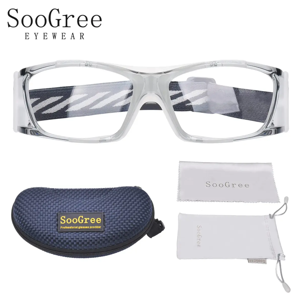 SooGree Racquetball Goggles for Men Women | Impact-Resistant Polycarbonate Safety Eyewear (Medium) - view 8