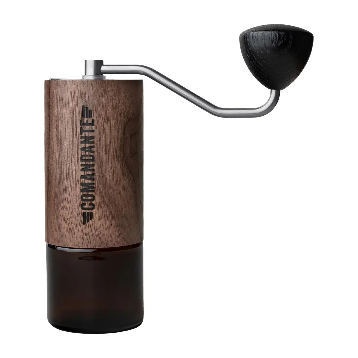 Comandante C40 MK4 Nitro Blade Liquid Amber/Stainless Steel Coffee Grinder, 39mm | Hand Coffee Grinder for Precision Brewing - main product image