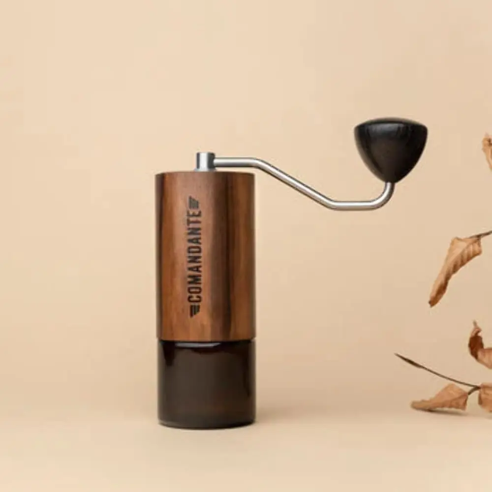 Comandante C40 MK4 Nitro Blade Liquid Amber/Stainless Steel Coffee Grinder, 39mm | Hand Coffee Grinder for Precision Brewing - view 6