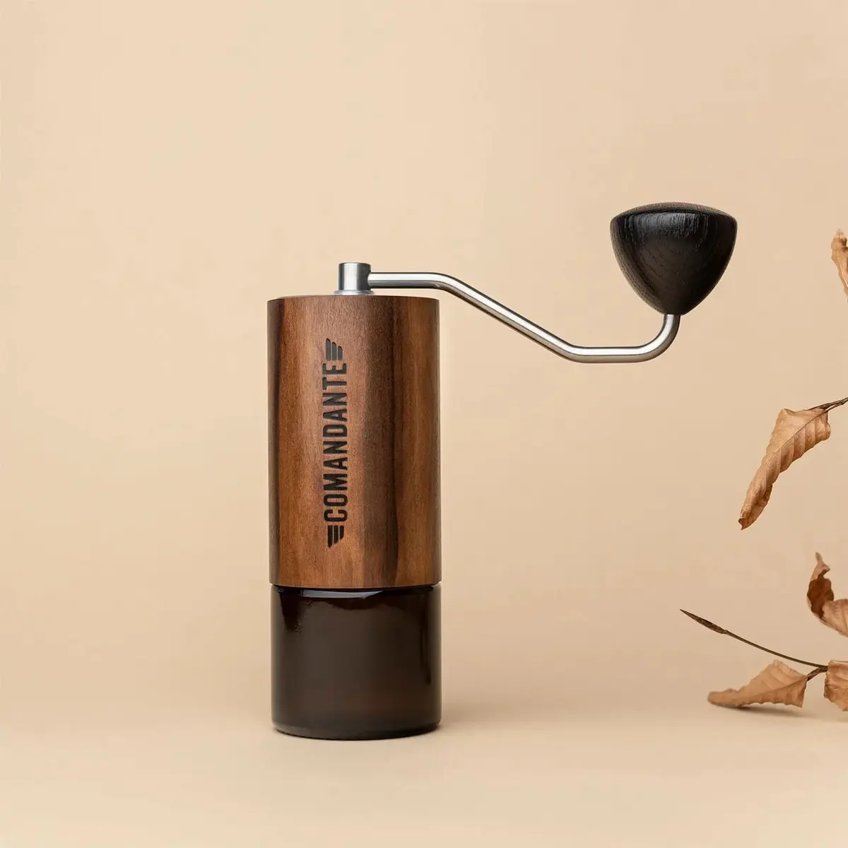 Comandante C40 MK4 Nitro Blade Liquid Amber/Stainless Steel Coffee Grinder, 39mm | Hand Coffee Grinder for Precision Brewing - view 3