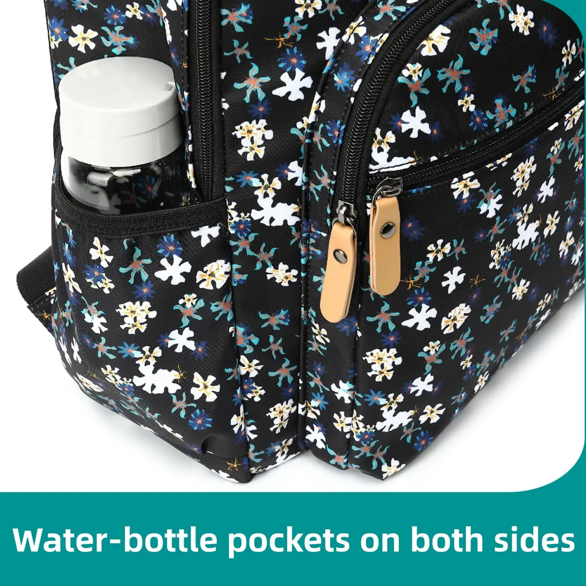 Leaper Floral Backpack Large 21L (0.74 cu ft) | Water-Resistant Travel Bookbag for Women - view 6