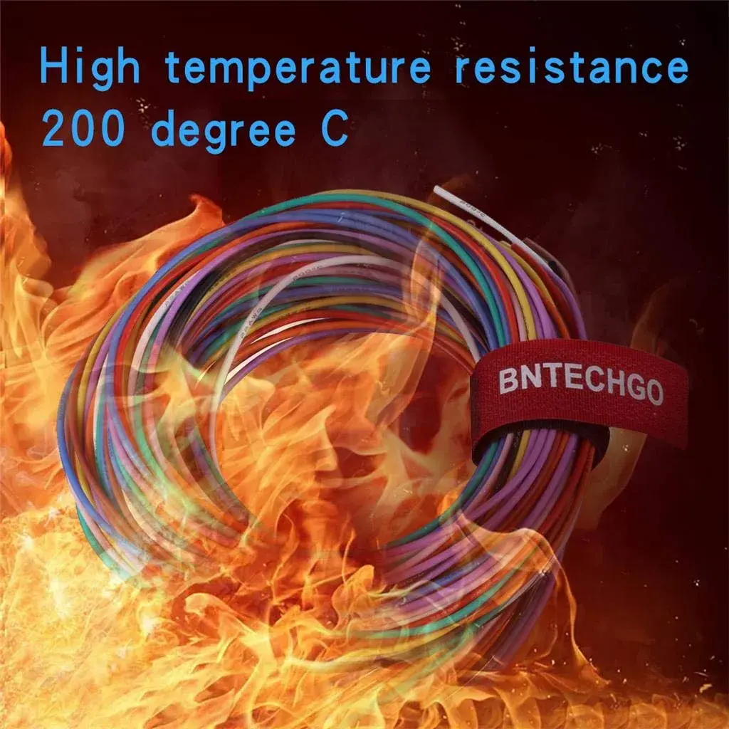 BNTECHGO 22 AWG Silicone Wire Kit - 10 Colors, 5ft Each - view 4