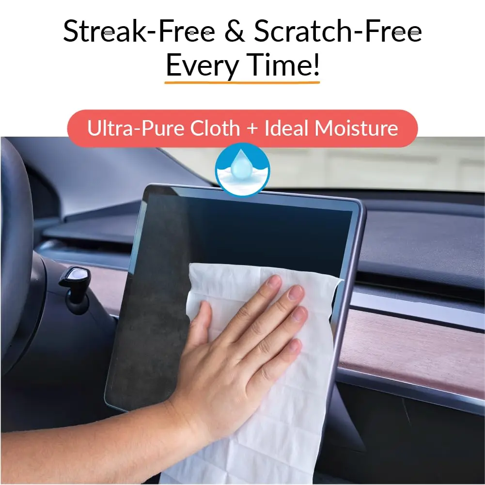 iCloth 70% Isopropyl Alcohol XL Screen & Electronics Wipes, 192 Count | Streak-Free, Fast-Drying - view 4