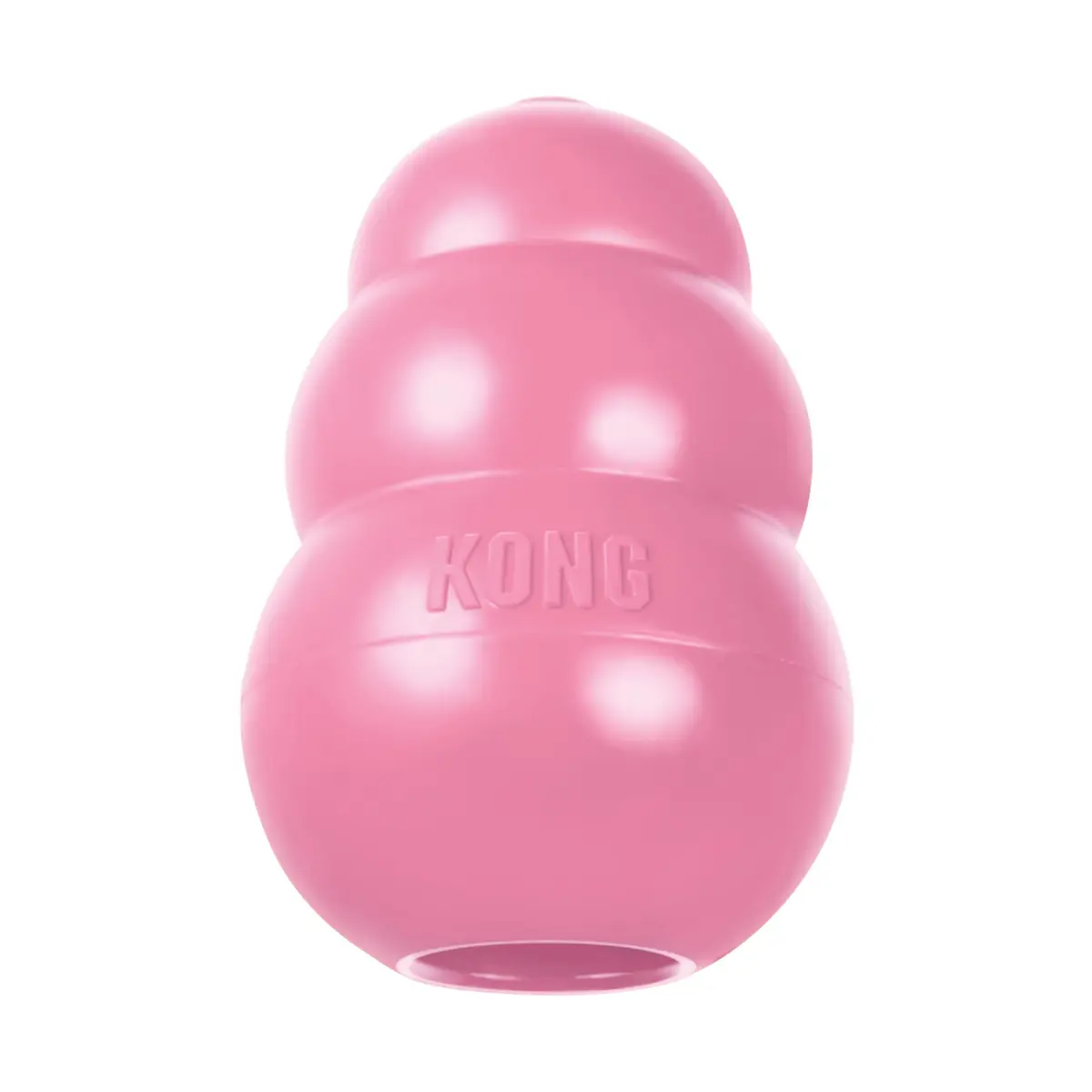 KONG Puppy, Natural Rubber Teething Chew Toy, for XS Puppies, Pink | Gentle, Durable & Interactive Puppy Toy - main product image
