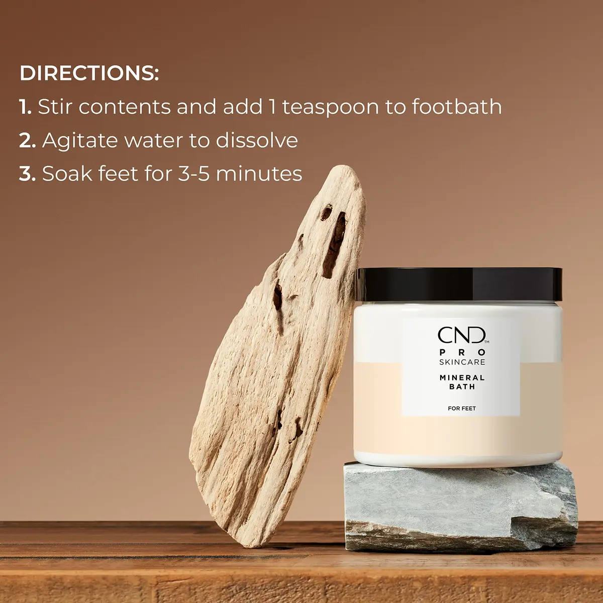 CND Pro Skincare Mineral Bath for Feet, 18 fl oz | Hydrates & Softens Dry Skin - view 4