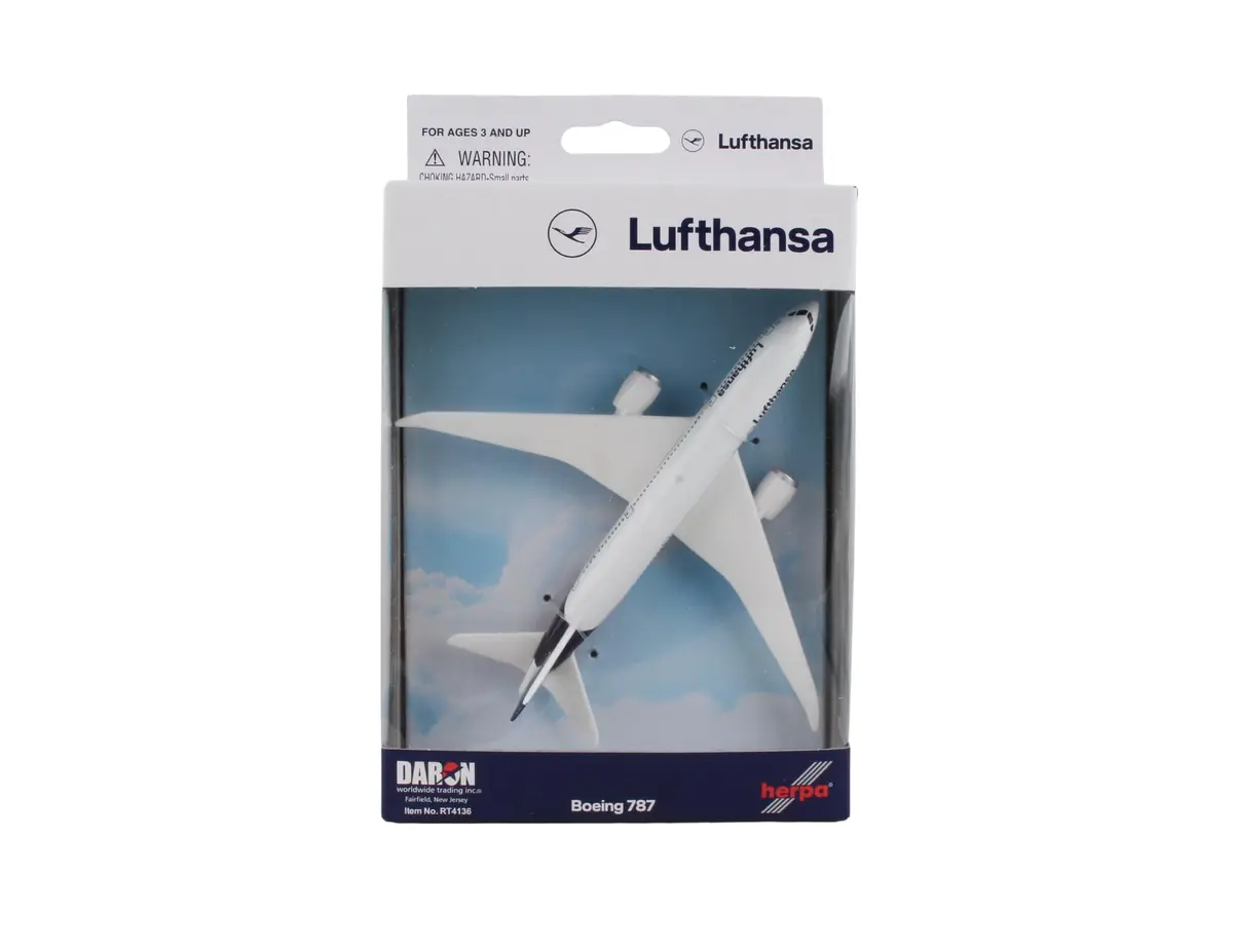 Daron Lufthansa 787 Die-cast Toy Airplane Model 14 cm (5.5 inches) | Officially Licensed, Ages 3+ - view 6