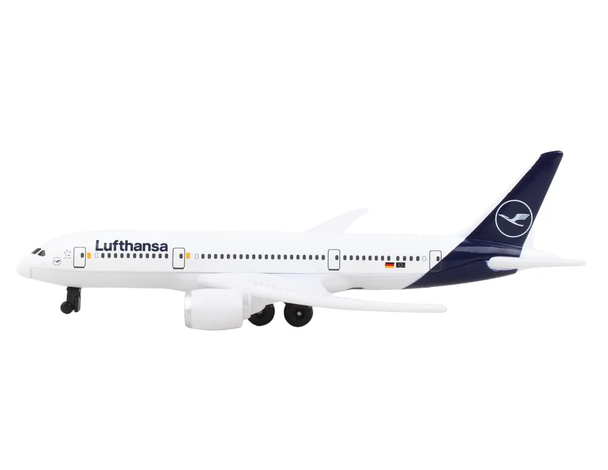 Daron Lufthansa 787 Die-cast Toy Airplane Model 14 cm (5.5 inches) | Officially Licensed, Ages 3+ - view 3