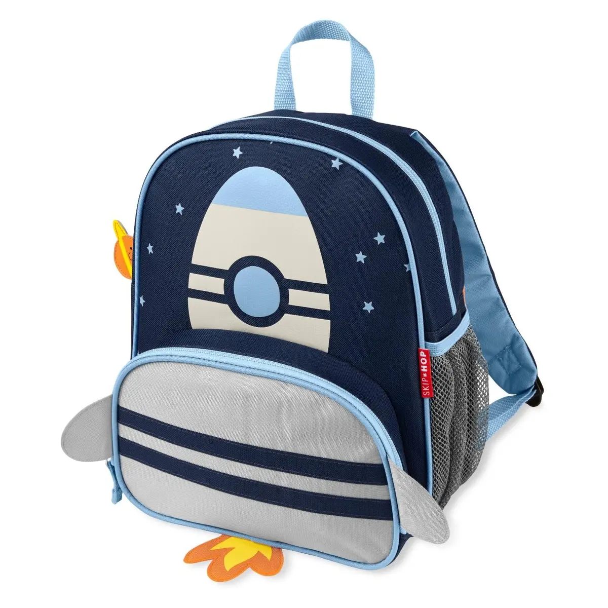 Skip Hop Sparks Kid's Backpack, Rocket | Adjustable Padded Straps & Roomy Main Compartment - main product image