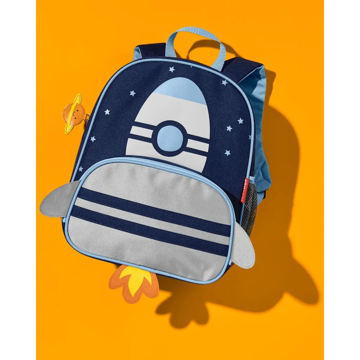 Skip Hop Sparks Kid's Backpack, Rocket | Adjustable Padded Straps & Roomy Main Compartment - view 3