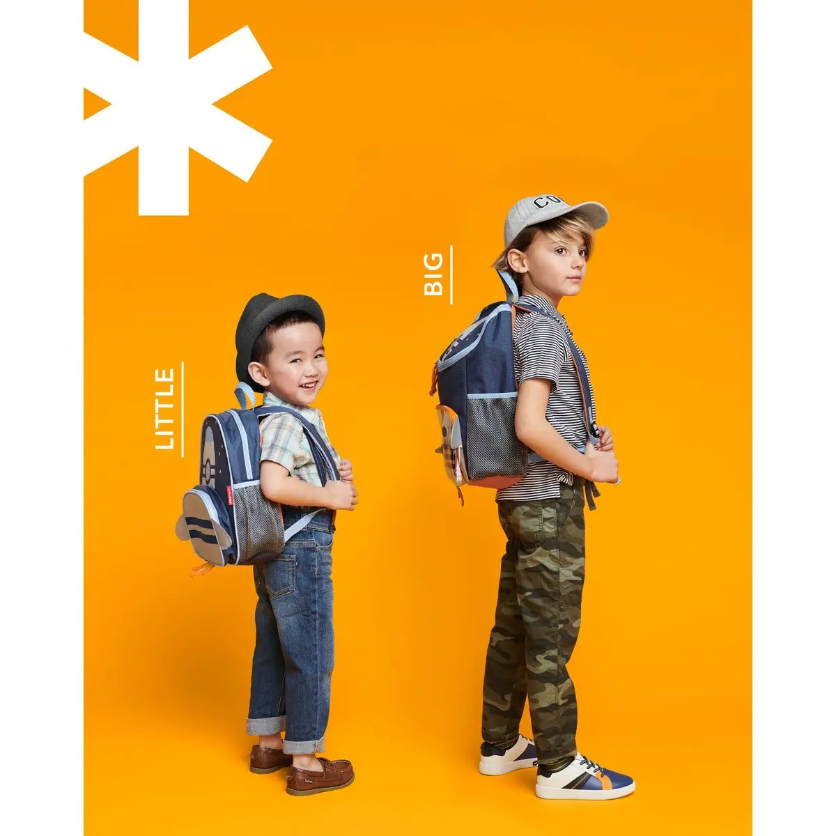 Skip Hop Sparks Kid's Backpack, Rocket | Adjustable Padded Straps & Roomy Main Compartment - view 4