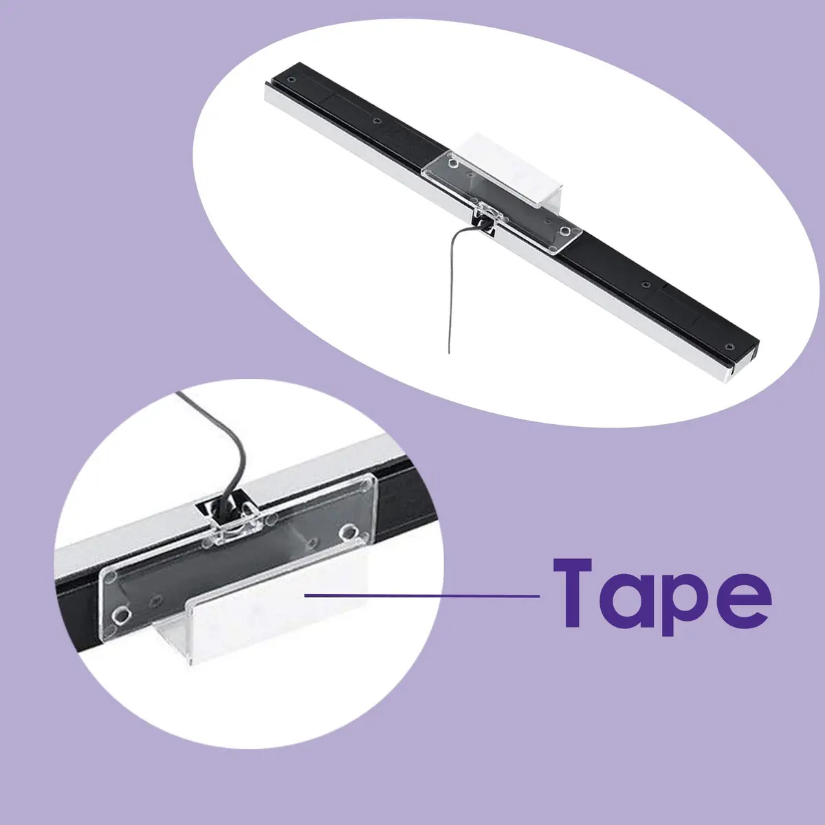 Xahpower USB Sensor Bar for Wii & Wii U | 7.2ft Cable, Plug & Play - view 7