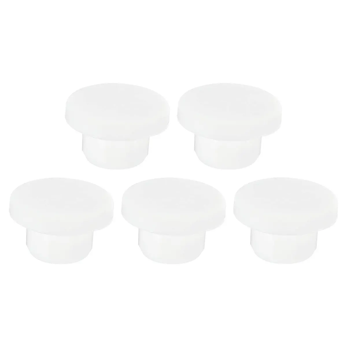 MECCANIXITY Silicone Rubber Hole Plug White 14-15mm | Flexible Lab & Home Seal - main product image