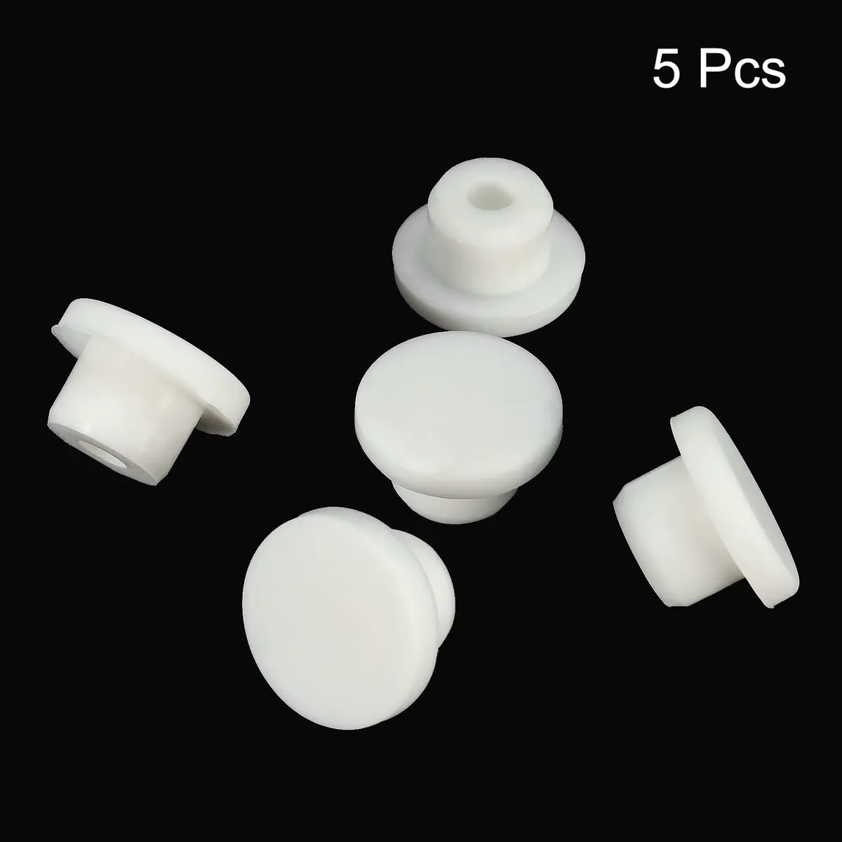 MECCANIXITY Silicone Rubber Hole Plug White 14-15mm | Flexible Lab & Home Seal - view 2