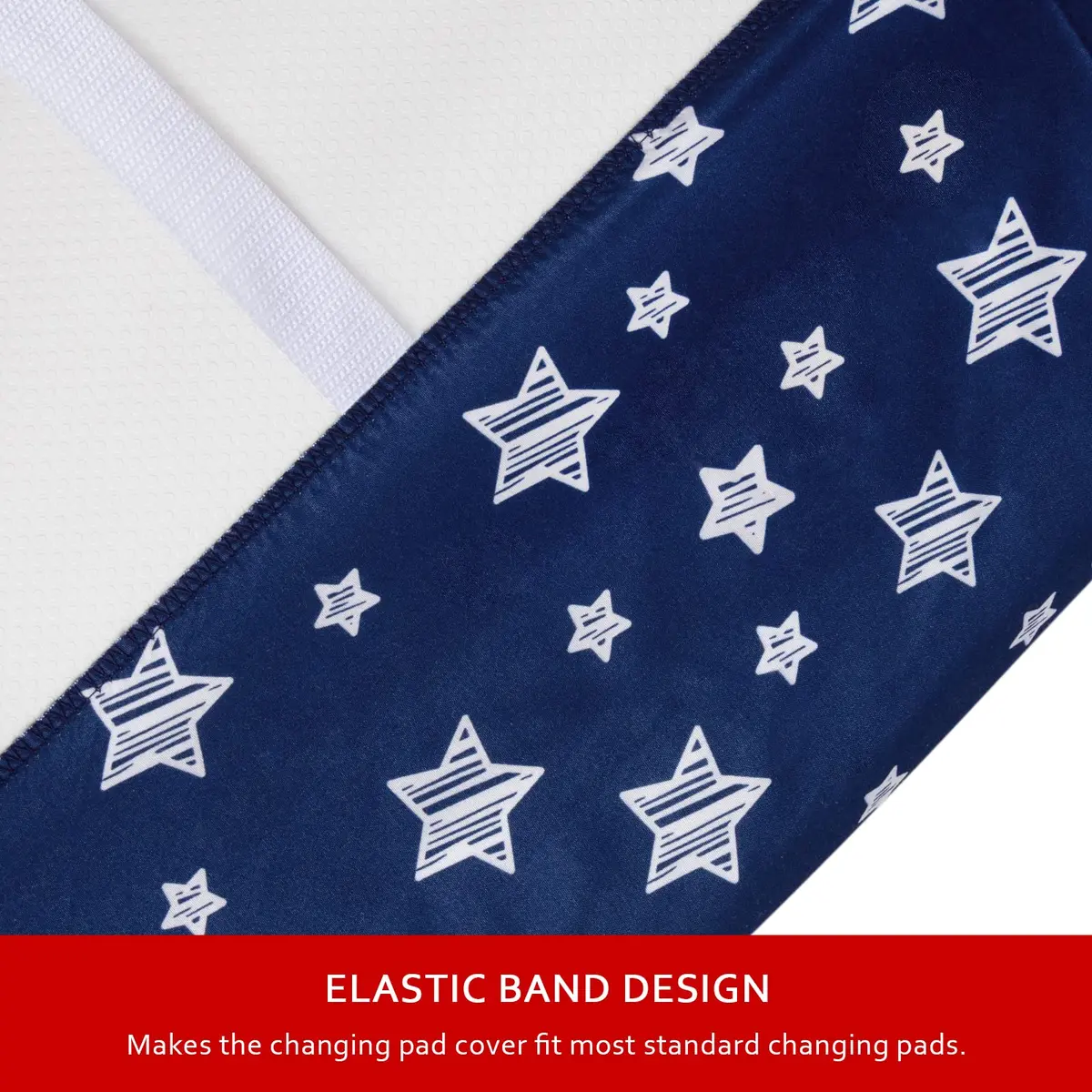 Moonsea Changing Pad Cover for Boys Girls | Soft Unisex Diaper Change Table Sheets - view 4