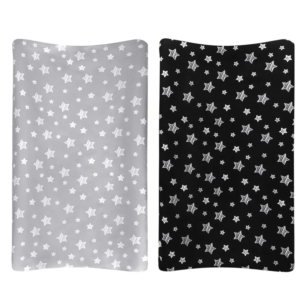 Moonsea Changing Pad Cover for Boys Girls | Soft Unisex Microfiber Sheets, 2-Pack, Fits 32"x16" Pads - view 6