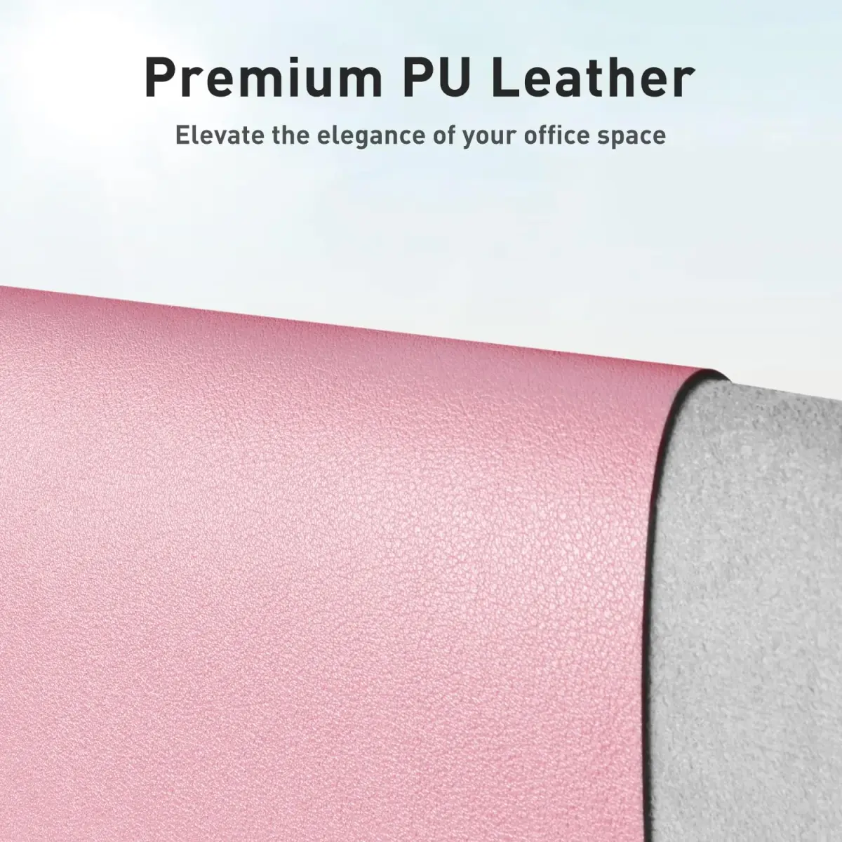 Aothia Leather Desk Pad Protector - Large Mouse Pad, Non-Slip PU Leather Blotter 91cm x 43cm (36" x 17") | Protects Desks from Scratches, Spills, and Heat - view 2