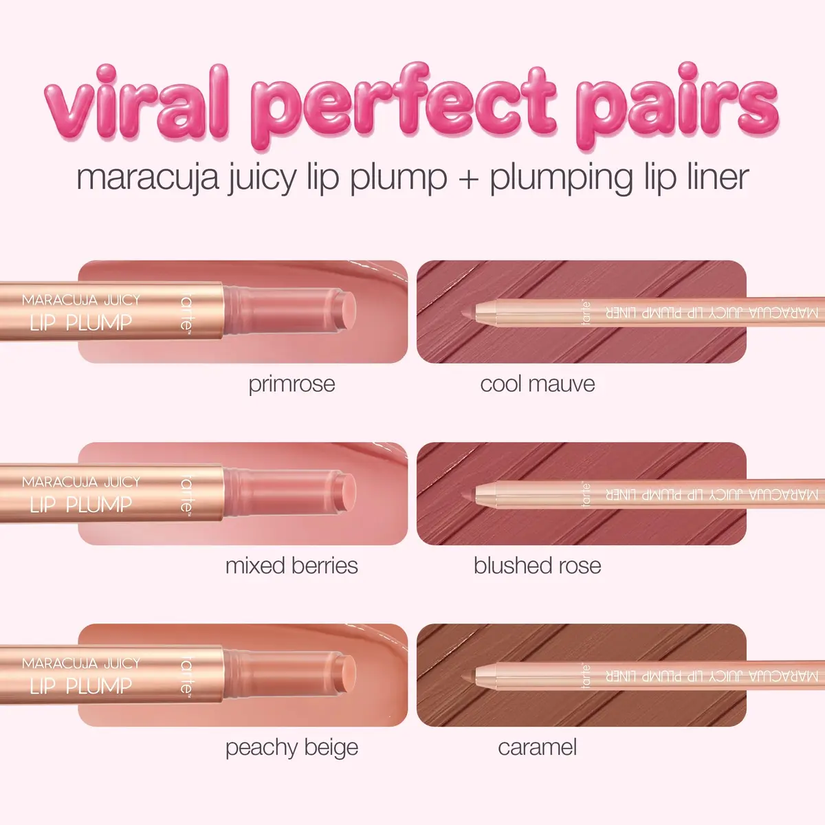 tarte maracuja juicy lip plump – Hydrating & Volumizing Lip Plumper Gloss Balm with Nourishing Hyaluronic Acid, Plumps & Moisturizes, Vegan & Cruelty-Free, full size, peachy beige - view 6