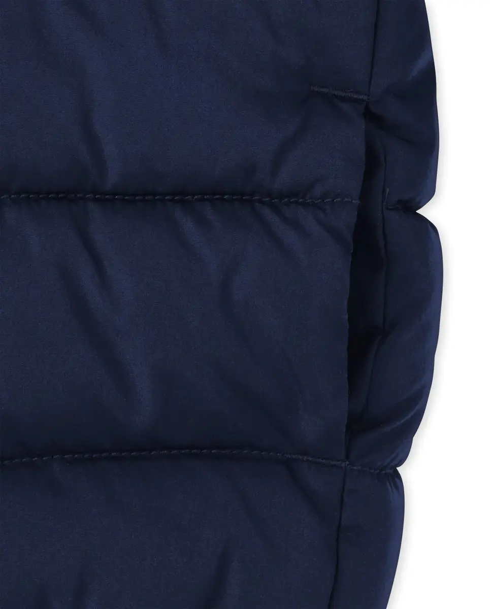 The Children's Place Baby Boys and Toddler Medium Weight Puffer Jacket, Navy, 4T | Wind & Water Resistant - view 2