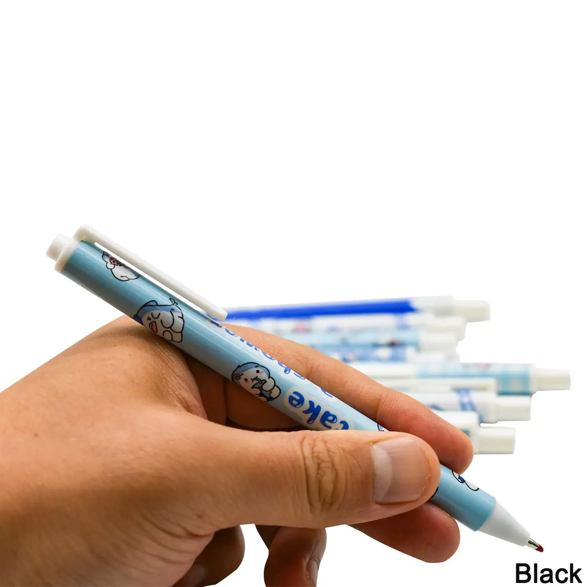 Maydahui 12 PCS Blue Baby Shark Gel Pen | Smooth, Fine Point, Cartoon Animal Design - view 5