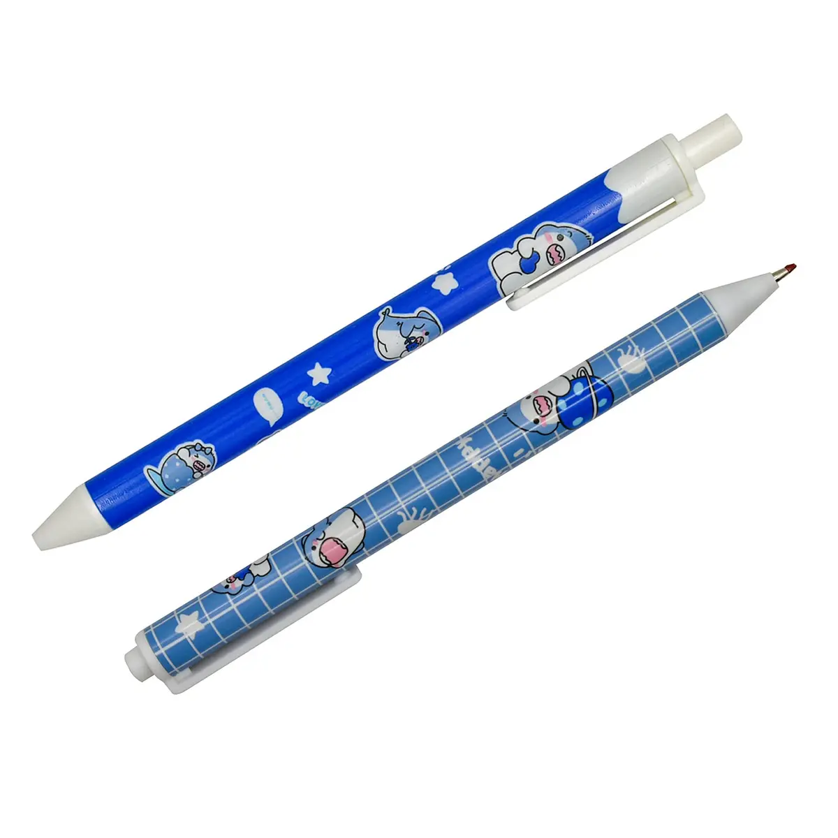 Maydahui 12 PCS Blue Baby Shark Gel Pen | Smooth, Fine Point, Cartoon Animal Design - view 8