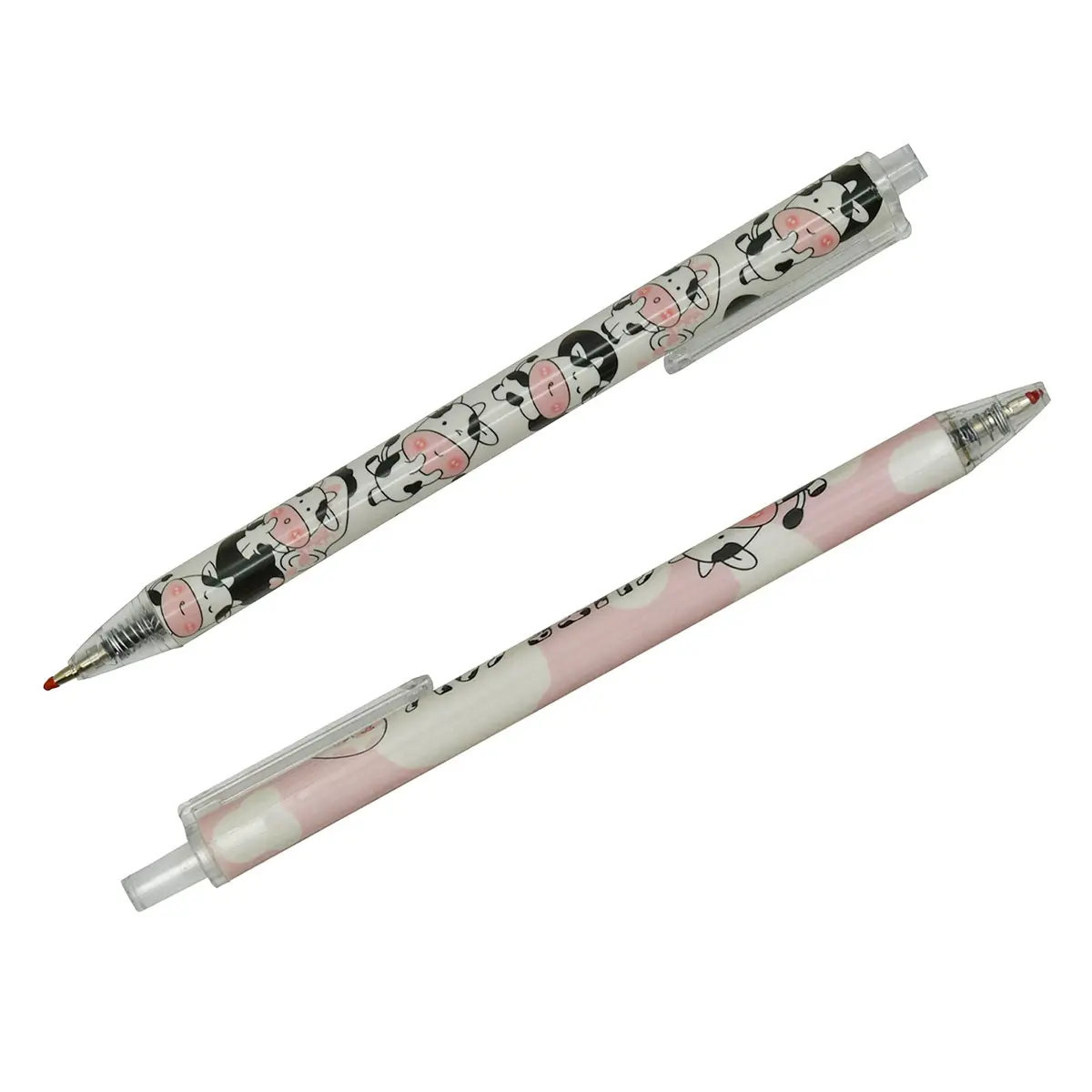 Maydahui 12 PCS Milk Cow Gel Pen 0.5 mm Black Ink | Cute Animal Design for Smooth Writing - view 8