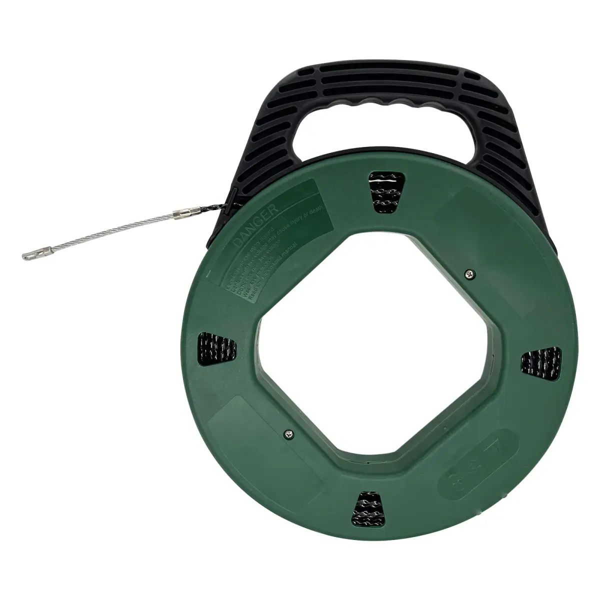 VGongTech 100ft (30.48m) PET Fish Tape Reel Kit | Non-Conductive Wire Puller for Walls & Conduits - main product image