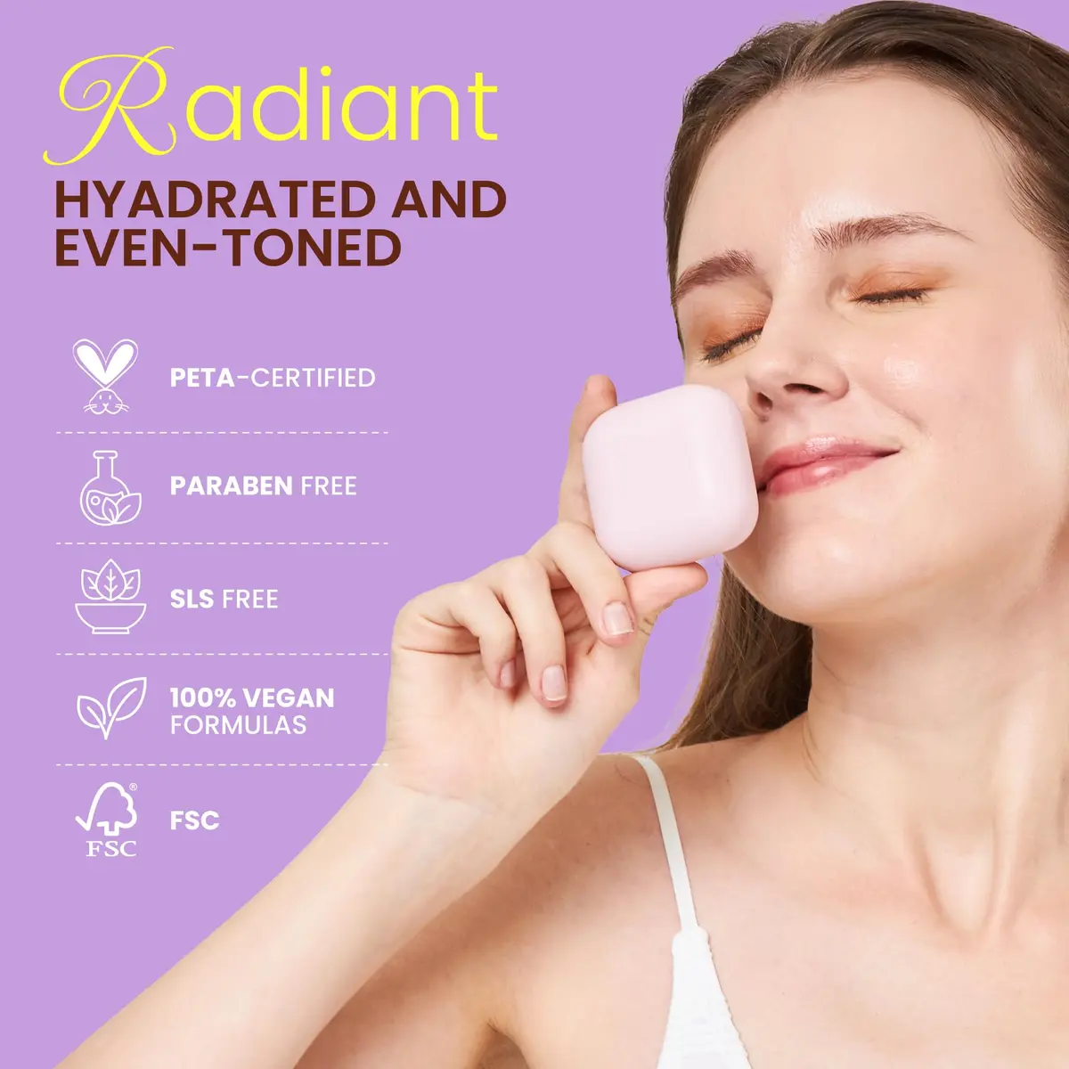 Koji White Kojic Acid & Hyaluronic Acid Skin Brightening Soap 2 Bars | Hydrating, Anti-Aging, Vegan - view 6