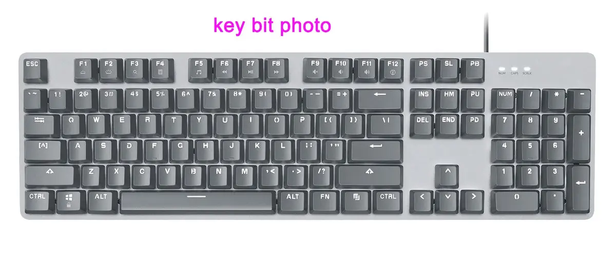 UHamn Clear Silicone Keyboard Skin Cover for Logitech K845 Mechanical Illuminated Keyboard | Dustproof & Waterproof - view 2