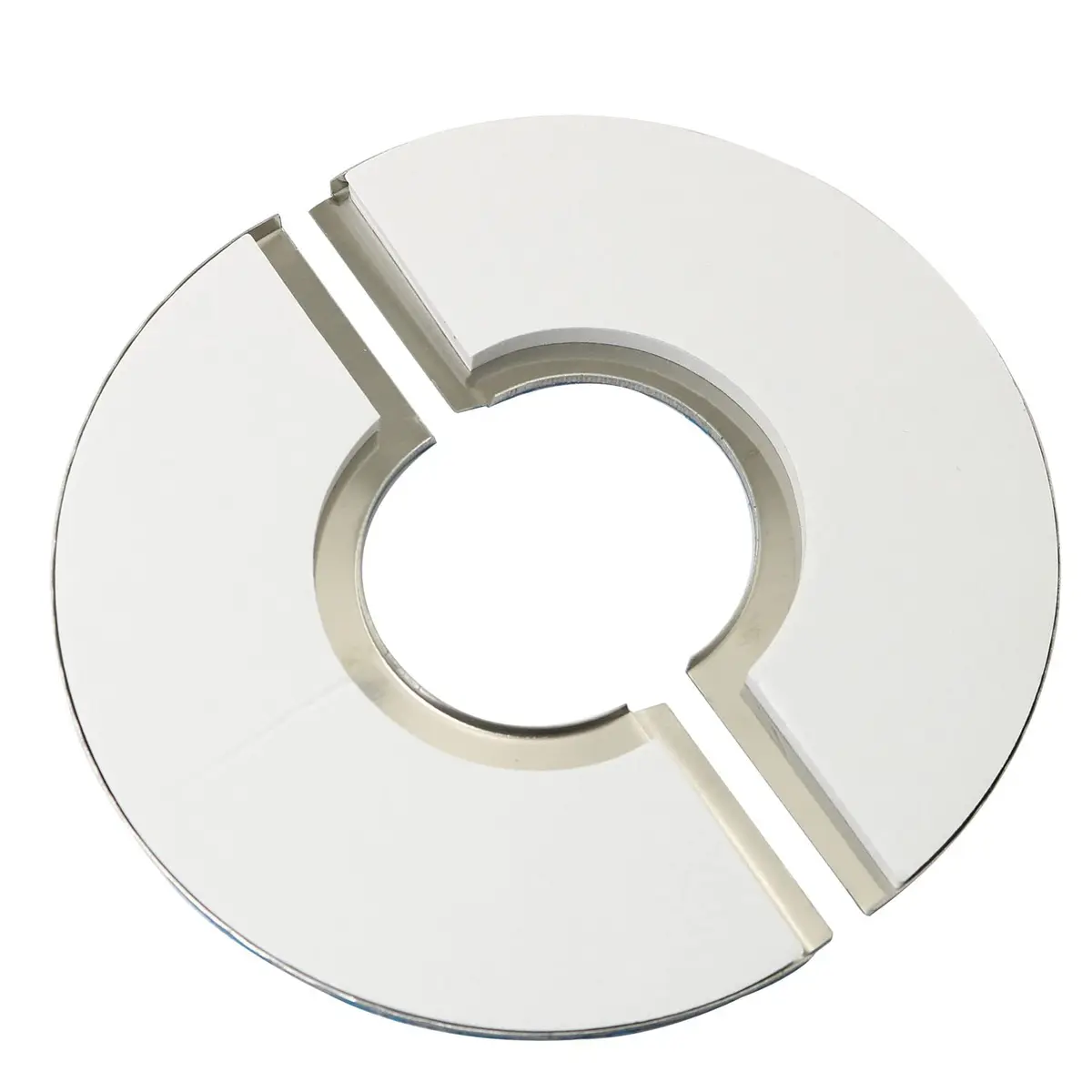 PZRT 2pcs Wall Split Flange Stainless Steel 51mm | Rust-Proof Water Pipe Cover - view 2