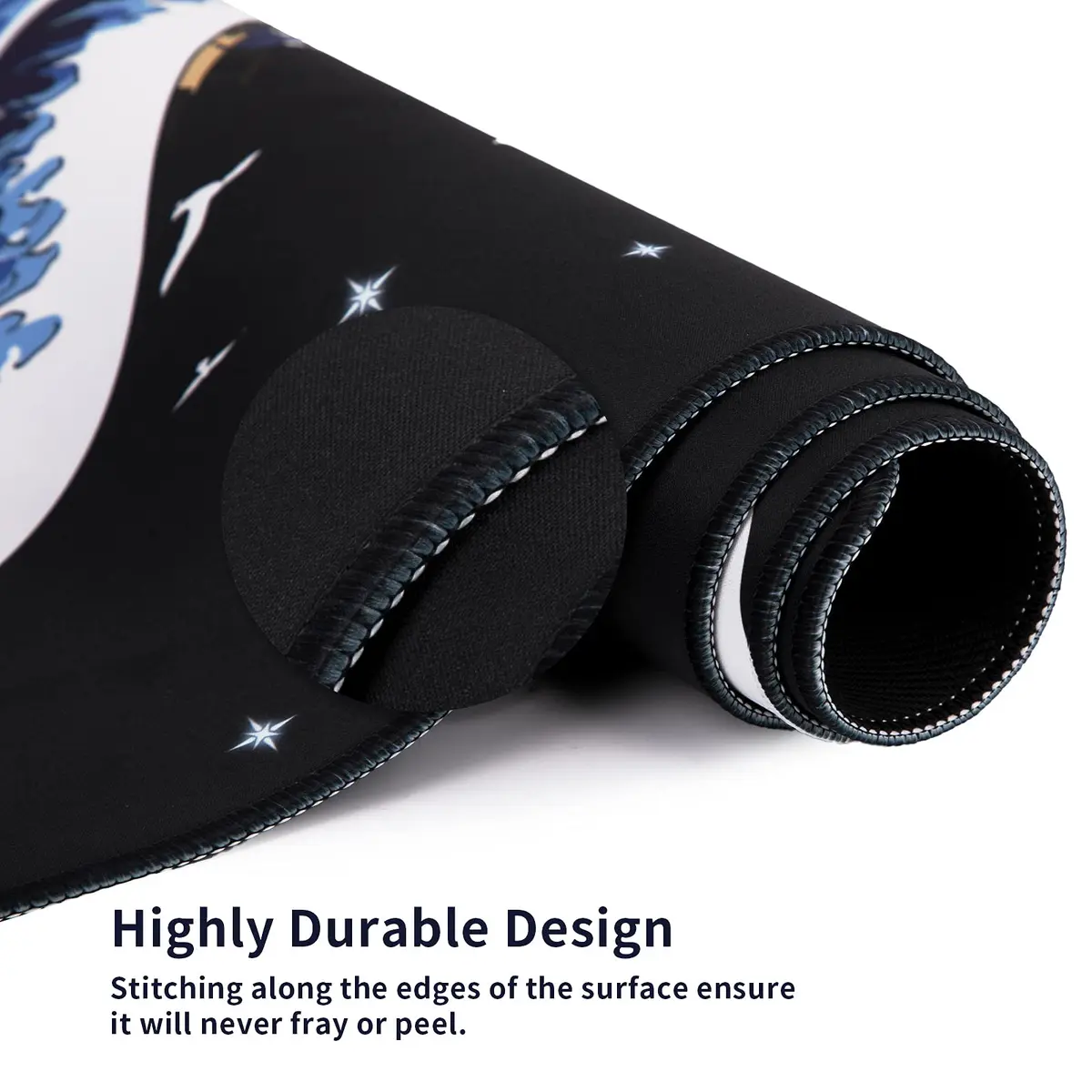 MEWOOCUE® Japanese Anime Gaming Mouse Pad XXL 88cm x 40cm (35.4 x 15.7 in) | Waterproof, Non-Slip, Smooth Surface - view 5