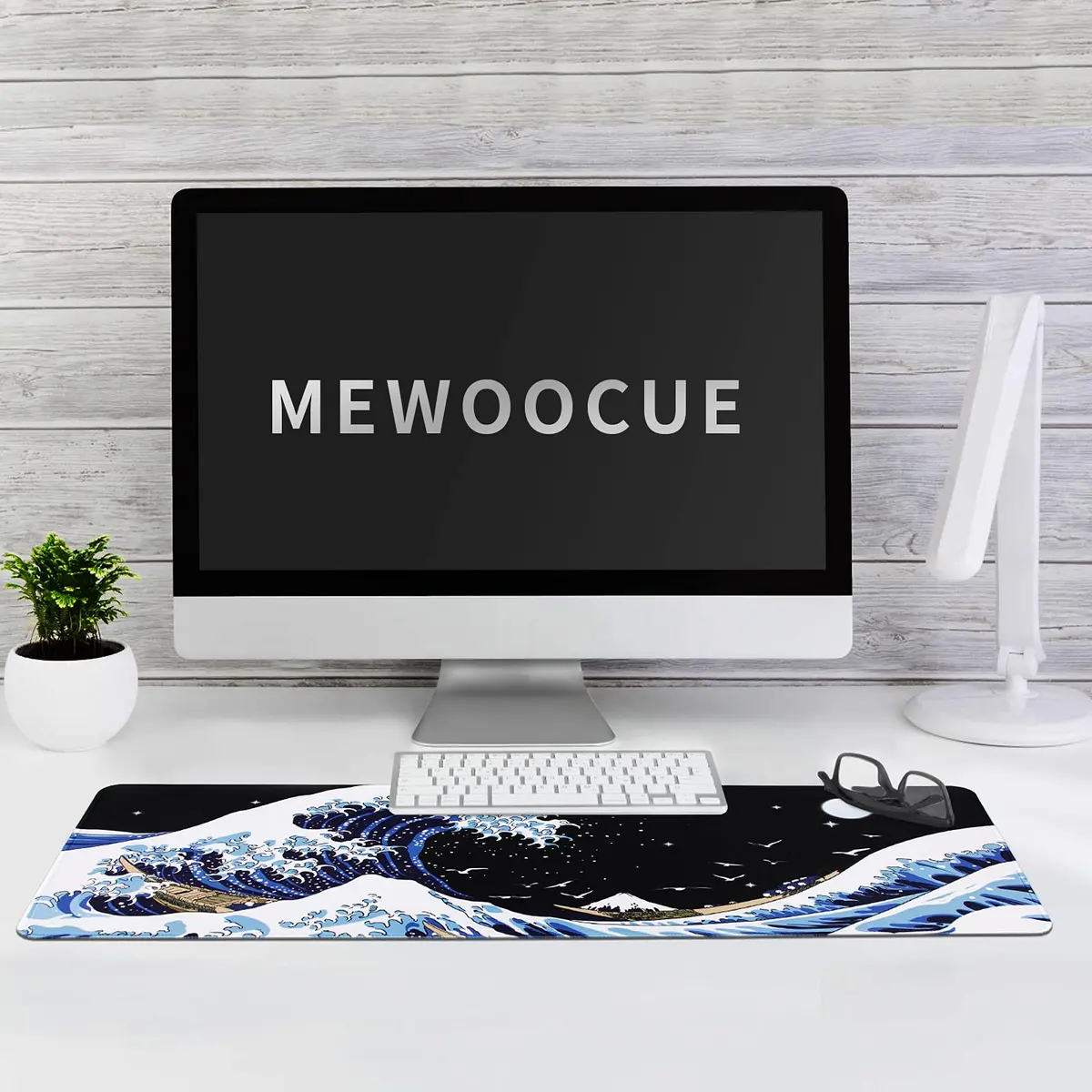 MEWOOCUE® Japanese Anime Gaming Mouse Pad XXL 88cm x 40cm (35.4 x 15.7 in) | Waterproof, Non-Slip, Smooth Surface - view 7
