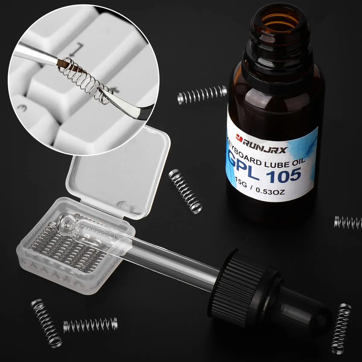 YIMAGUJRX Keyboard Switch Lube Grease Oil GPL 205 15g (0.53oz) & GPL 105 15g (0.53oz) | For Mechanical Keyboard Springs, Stabilizers, Switches - view 3