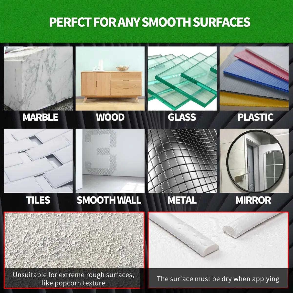 LONGKING 10 ft (3.05 m) Peel and Stick Trim | Flexible White PVC Molding for Walls, Borders, Backsplash - view 5