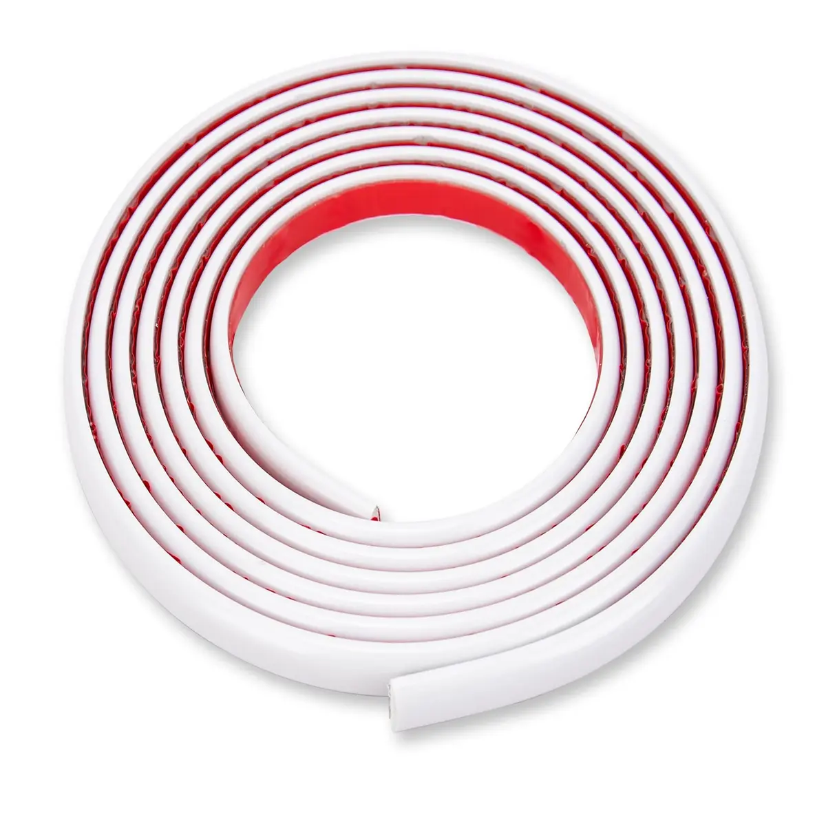 LONGKING 10 ft (3.05 m) Peel and Stick Trim | Flexible White PVC Molding for Walls, Borders, Backsplash - view 9