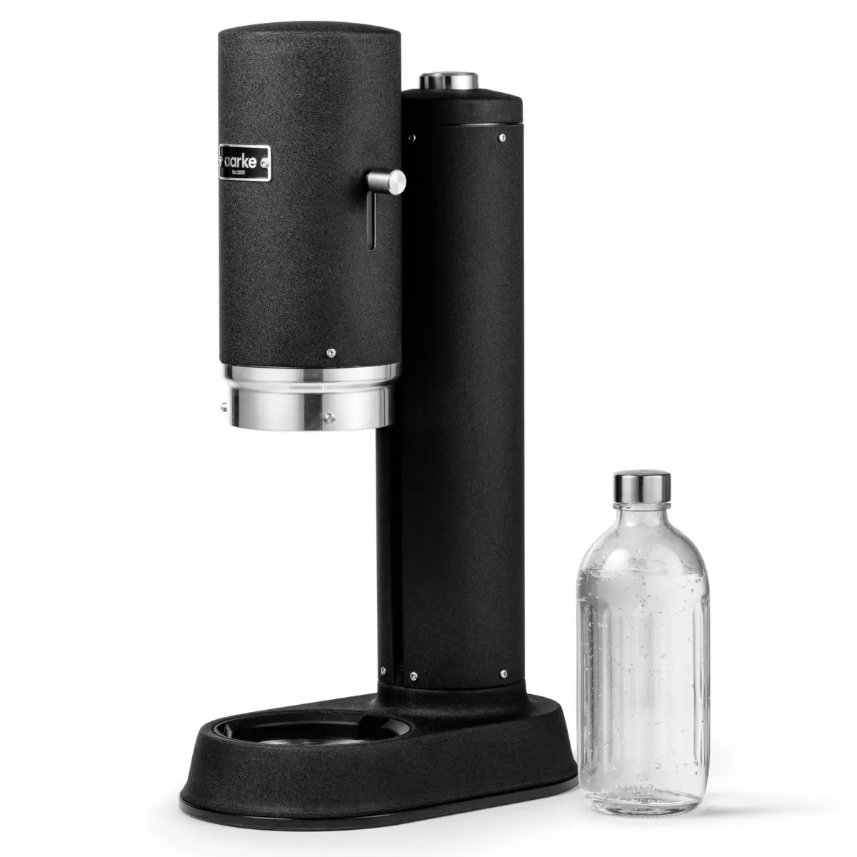 aarke Carbonator Pro - Premium Sparkling Water Maker, Matte Black | Dishwasher Safe Glass Bottle, Stainless Steel, Cordless - main product image