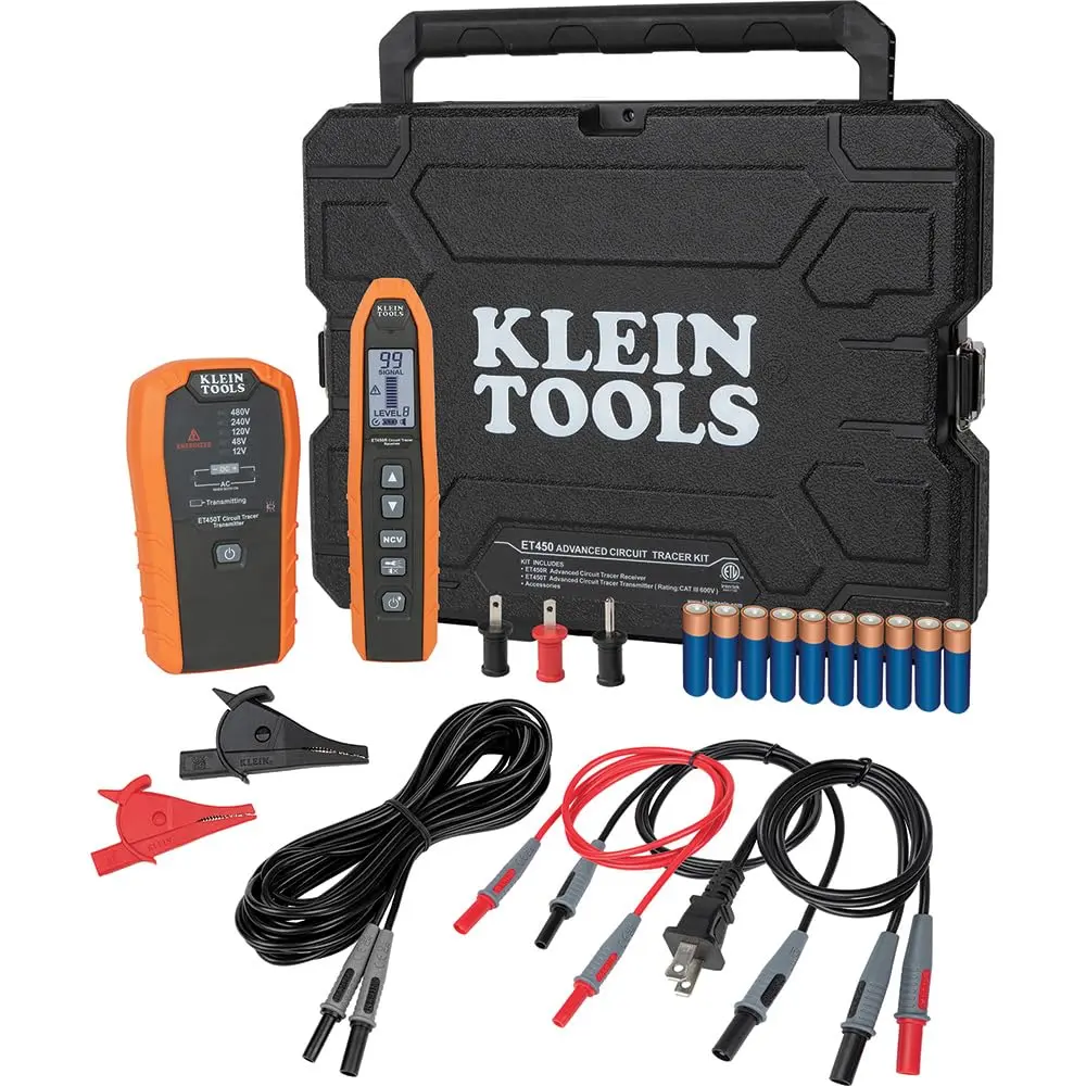 Klein Tools ET450 Advanced Circuit Breaker Finder and Wire Tracer Kit | Professional Electrical Testing Device - main product image