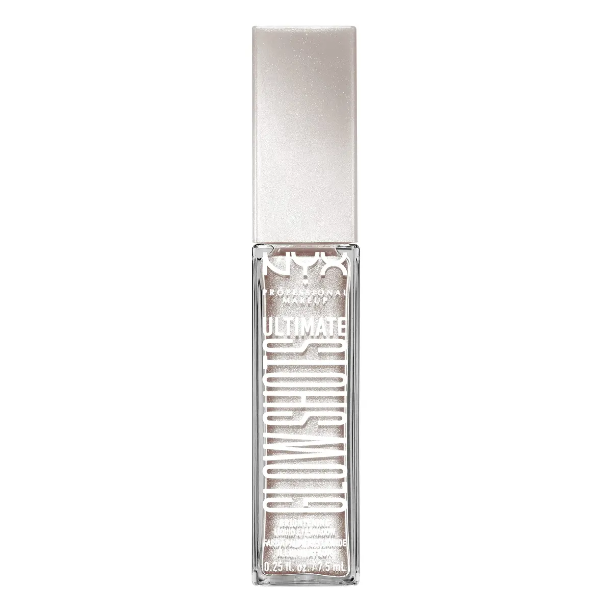 NYX PROFESSIONAL MAKEUP Ultimate Glow Shots Liquid Eyeshadow Come Thru Coconut 7.39ml (0.25 Fl Oz) | Shimmer with Vitamin C - view 8