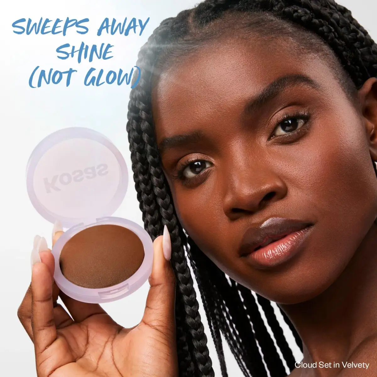 Kosas Cloud Set Baked Setting Powder, Velvety (Sheer Deep) 0.3 Ounce (8.5g) | Blurs Pores & Controls Shine - view 3