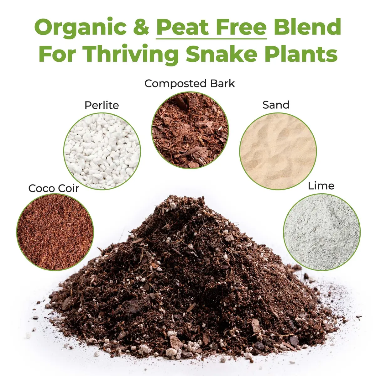 Perfect Plants Snake Plant Soil, 8 qt | Fast Drainage & All-Natural Materials - view 2