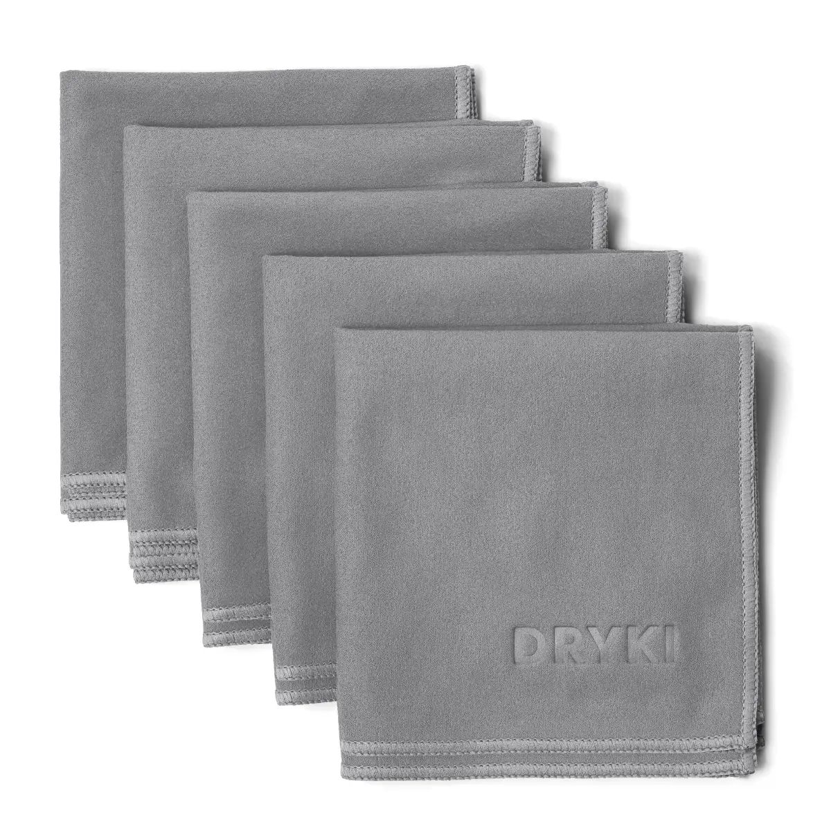 DRYKI Pocket-Sized Sweat Towels 25cm x 25cm (10" x 10") | Absorbs 7x More, Dries 10x Faster - main product image