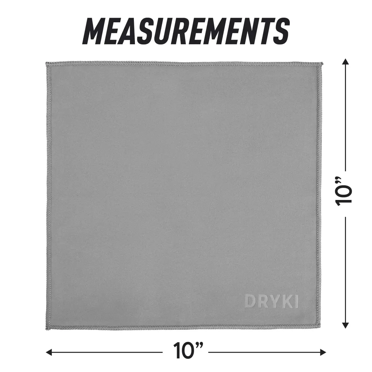 DRYKI Pocket-Sized Sweat Towels 25cm x 25cm (10" x 10") | Absorbs 7x More, Dries 10x Faster - view 9