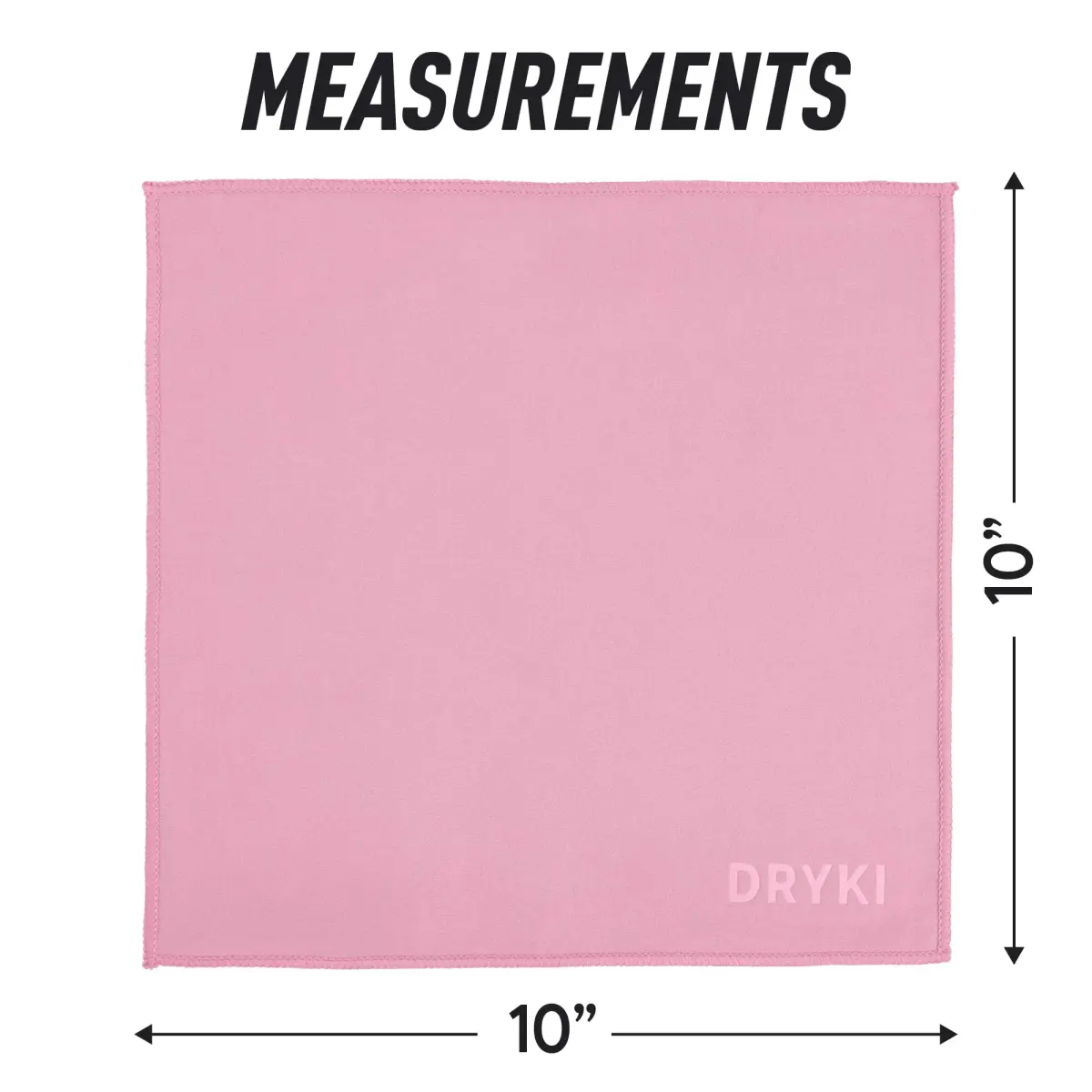 DRYKI Microfiber Sweat Towels 25cm x 25cm (10" x 10") | Quick Dry, Super Absorbent, Odor-Resistant - view 9